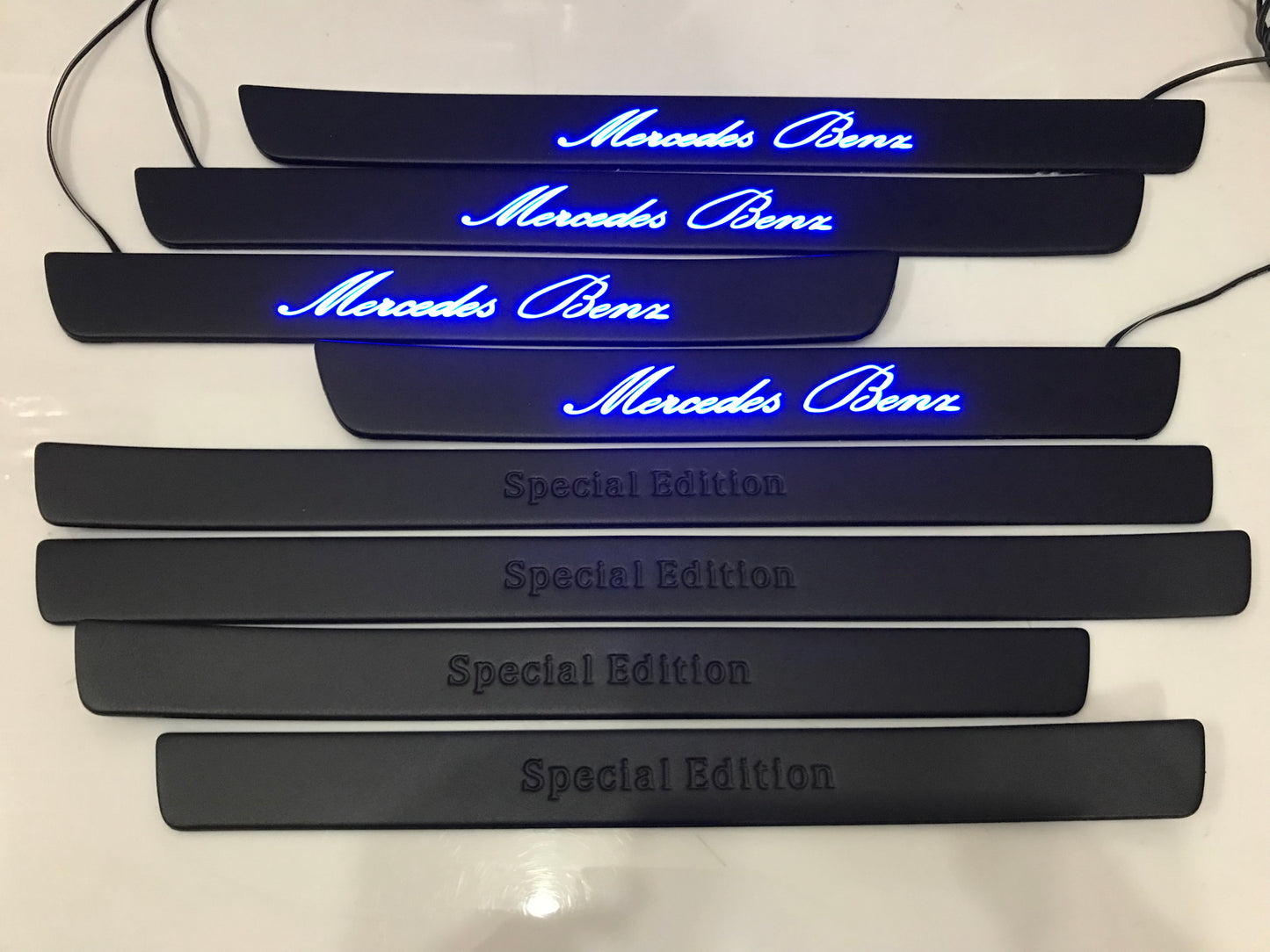 W222 Scuff Plates LED Mercedes-Benz Special Edition Stainless Steel Door Sills made for S-Class