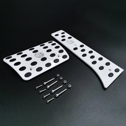 W464 W463A White Brabus Style Pedal Covers Set for G Wagon G-Class