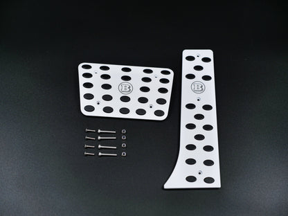 W464 W463A White Brabus Style Pedal Covers Set for G Wagon G-Class