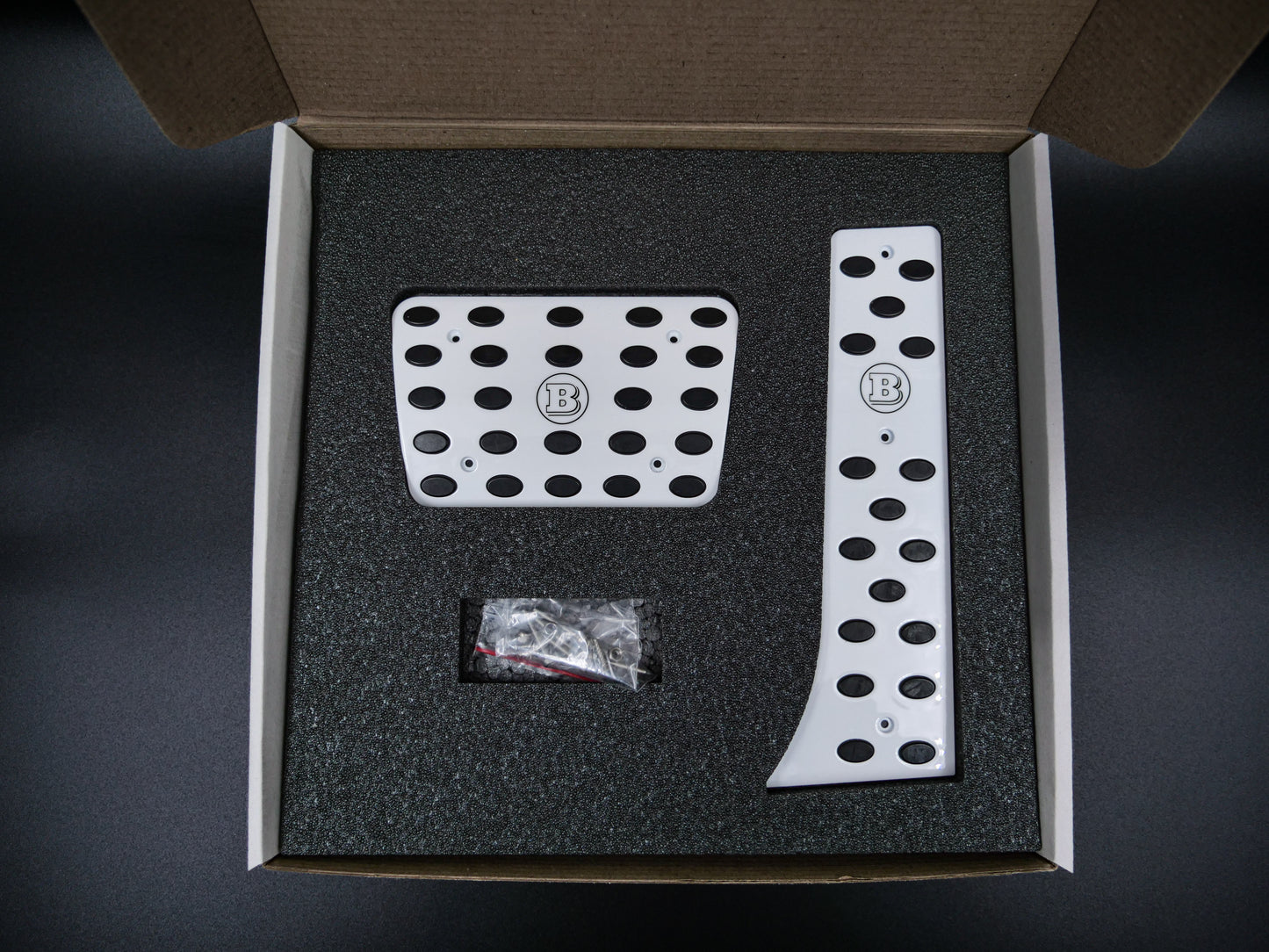 W464 W463A White Brabus Style Pedal Covers Set for G Wagon G-Class