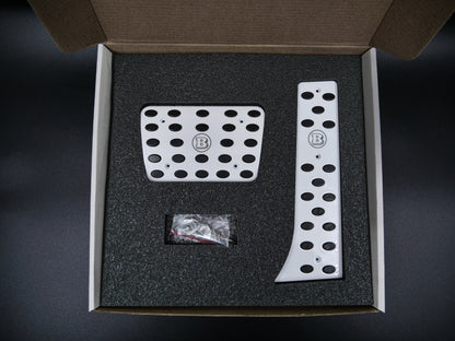 W464 W463A White Brabus Style Pedal Covers Set for G Wagon G-Class