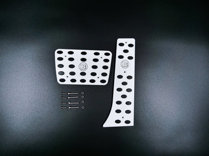 W464 W463A White Brabus Style Pedal Covers Set for G Wagon G-Class