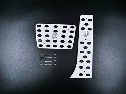 W464 W463A White Brabus Style Pedal Covers Set for G Wagon G-Class