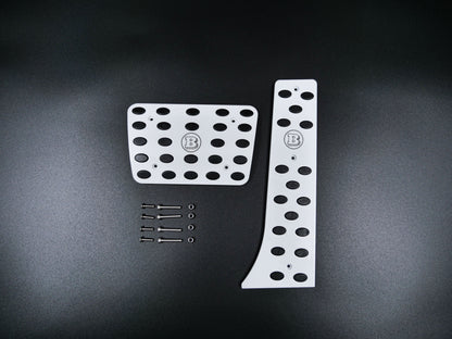 W464 W463A White Brabus Style Pedal Covers Set for G Wagon G-Class