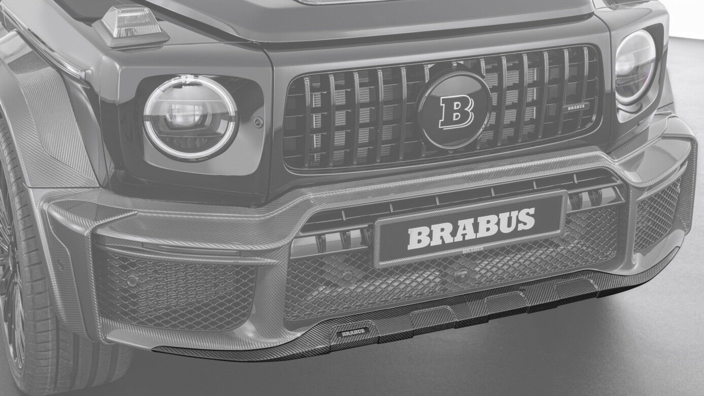 Carbon Fiber Front Lip Spoiler and Rear Underride Guard for Mercedes-Benz G Wagon W465 2024+