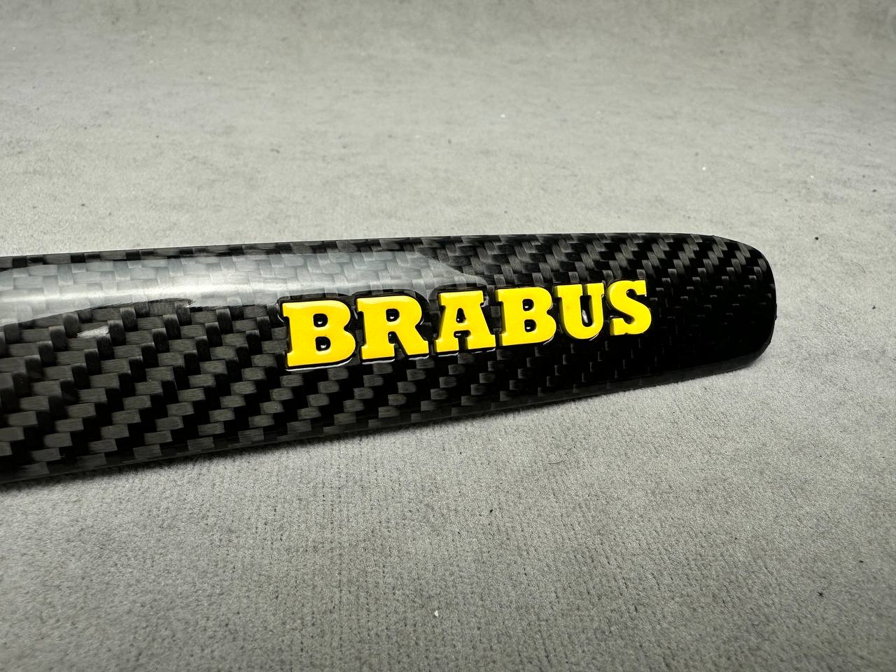 Yellow Brabus Style Interior Passenger Handle Insertion Trim for Mercedes-Benz W463A W465 G-Class G Wagon