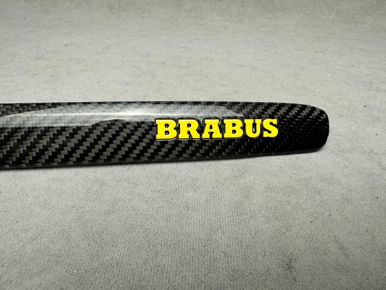 Yellow Brabus Style Interior Passenger Handle Insertion Trim for Mercedes-Benz W463A W465 G-Class G Wagon