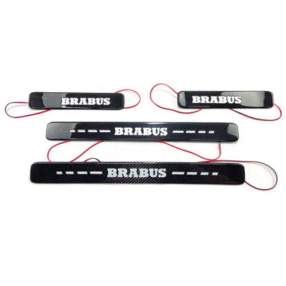 Mercedes Brabus W463A W464 G Wagon Carbon Door Sills LED Illuminated 4 pcs