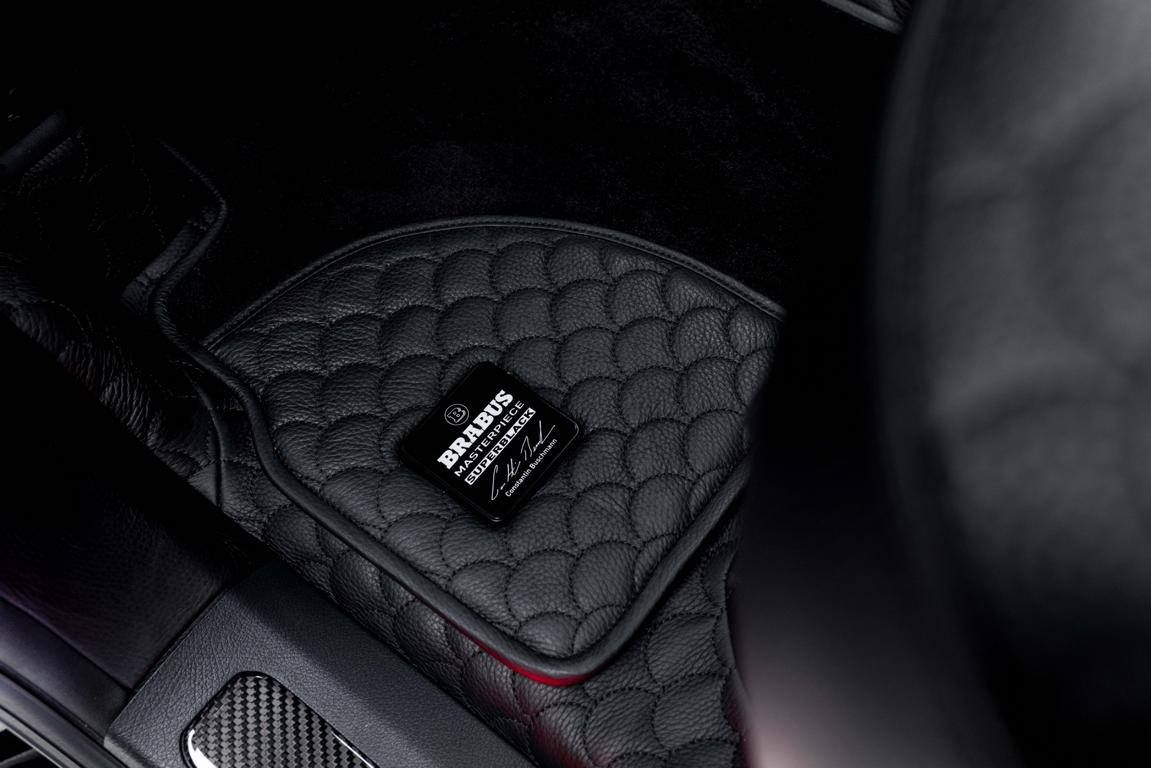 Brabus Superblack Masterpiece Floor Mat Metal Emblems Mercedes-Benz W463A G-Class