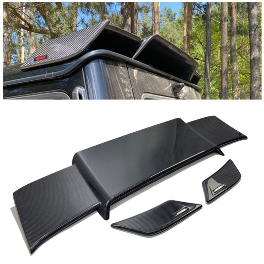 Carbon Fiber Rear Roof Spoiler Brabus Style for Mercedes-Benz W463 G-Wagon G-Class