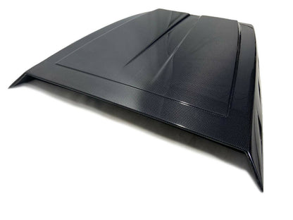 Carbon Fiber Hood Cover with Brabus Style Insert for Mercedes Benz W463A G-Class G-Wagon