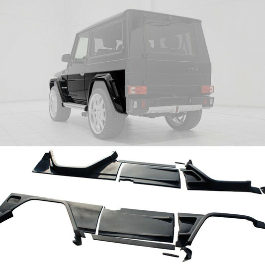 Brabus Style Fiberglass Widestar Body Kit with Carbon Elements for Mercedes-Benz G-Class W463 3-door (16 elements)