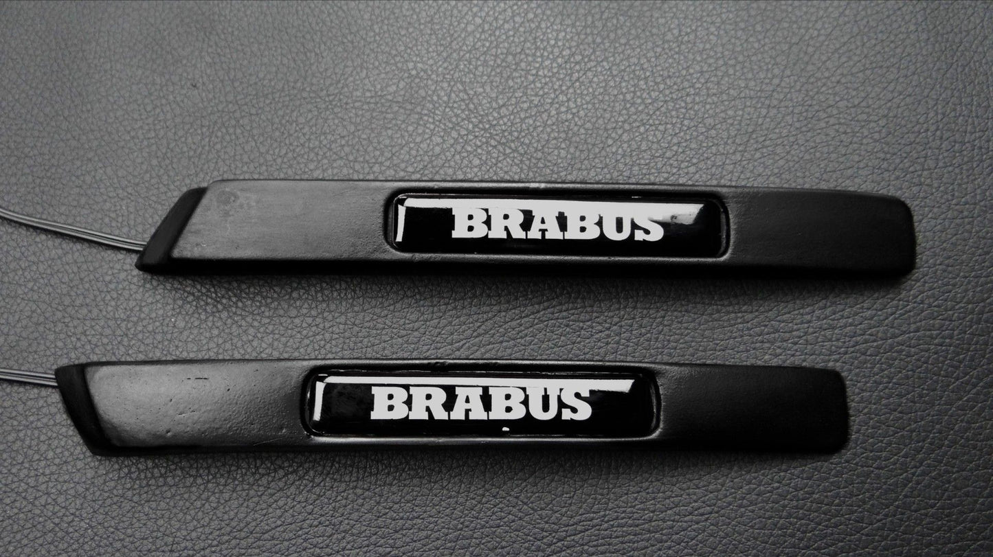 Fiberglass Brabus Style Widestar LED Fenders Side Insertions for Mercedes-Benz G-Class W463 2pcs Set