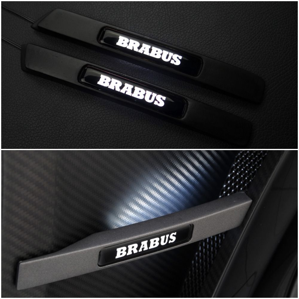 Fiberglass Brabus Style Widestar LED Fenders Side Insertions for Mercedes-Benz G-Class W463 2pcs Set