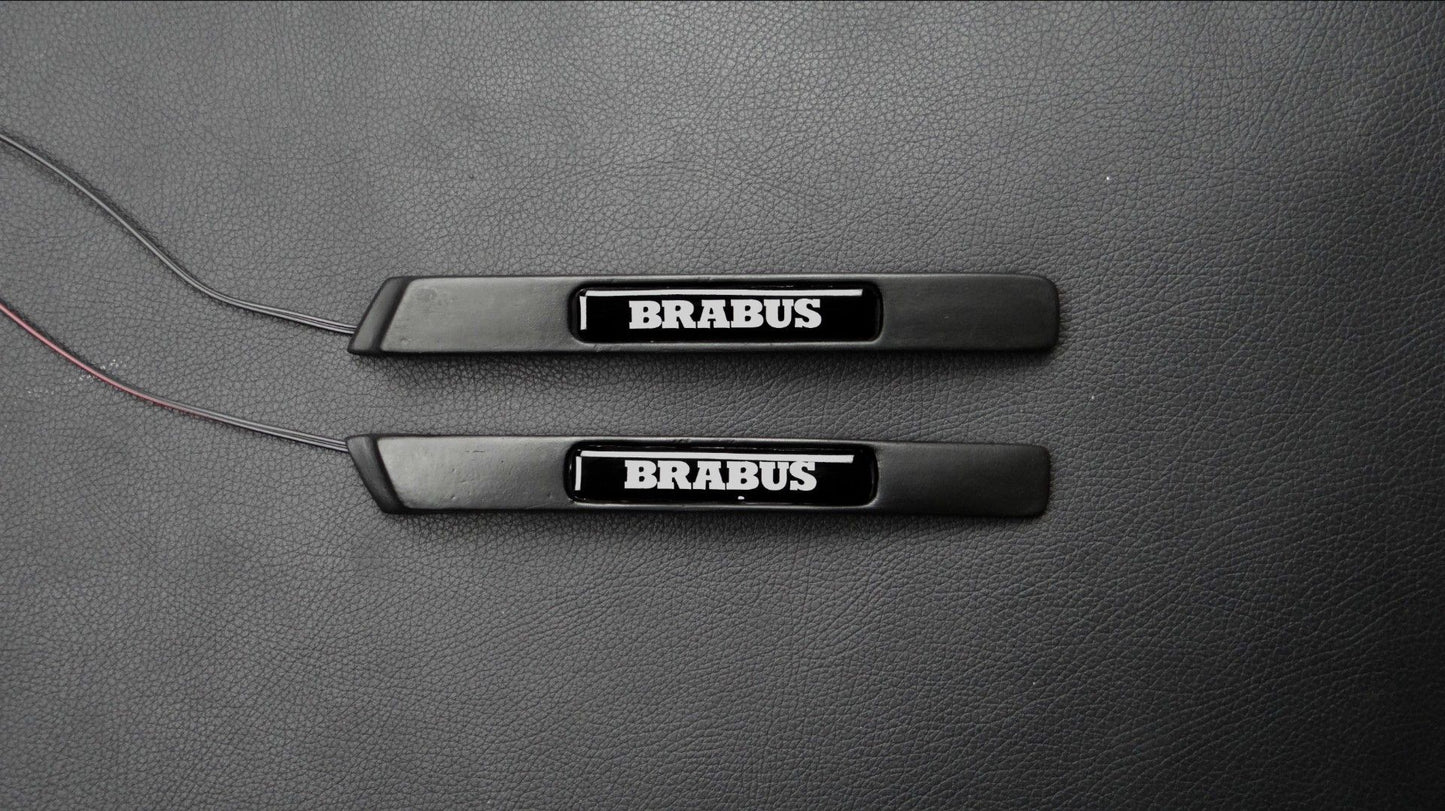 Fiberglass Brabus Style Widestar LED Fenders Side Insertions for Mercedes-Benz G-Class W463 2pcs Set