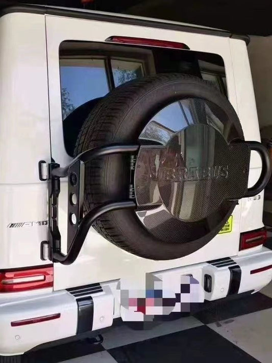 Mercedes-Benz G Wagon Brabus Style W463 W463A Rear Spare Tire Carbon Fiber Cover