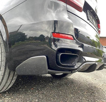 Rear Bumper Diffuser + Side Flaps Set for BMW X5 F15