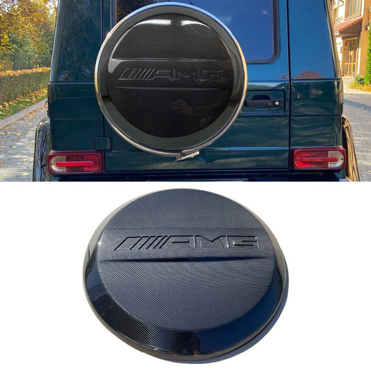 Carbon Fiber AMG Style Rear Spare Tire Cover for Mercedes-Benz W463 G-Class G Wagon