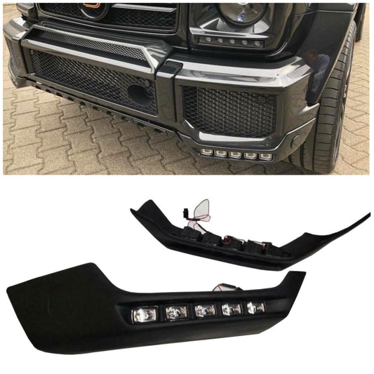 Fiberglass AMG Style Lip Spoiler for Mercedes-Benz W463 G-Class G Wagon
