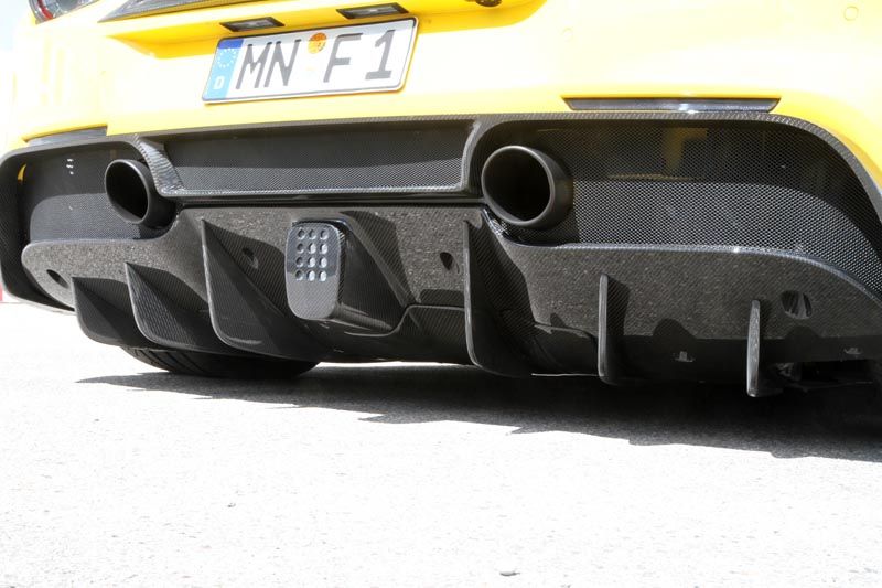 Ferrari 488 Carbon Fiber Rear Bumper Diffusor