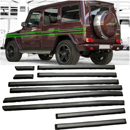 Fiberglass Side Moldings for Mercedes-Benz W463 G-Class