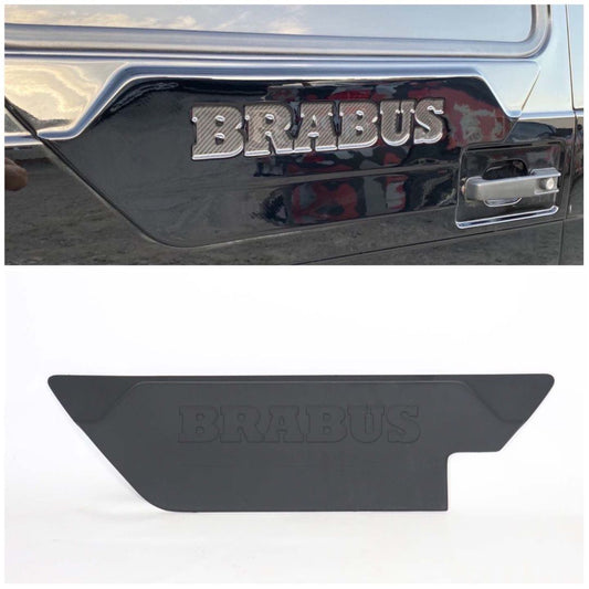 Mercedes-Benz W463 G-Class G Wagon Brabus Style Spare Tire Mount Holes Cover Rear Door Attachment