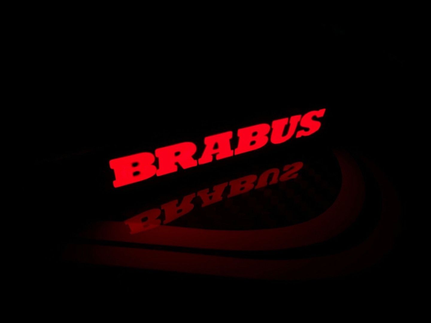 Brabus LED Grill Red Badge Grille Emblem Logo for Mercedes W463A G Wagon G63 G500 G55