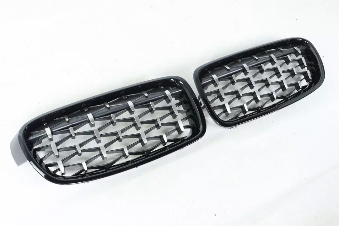 Front Grill M-Look Black Diamond for BMW 3 Series F30 2011-2017