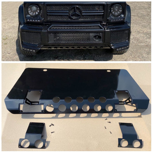 Mercedes-Benz W463 AMG Style G-Class Black Front Skid Plate