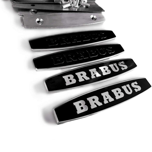 Metal Floor Mats Emblems Brabus Style Badge Logo for Mercedes-Benz W463 G-Class Set of 4 pcs