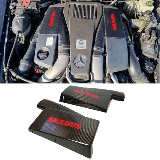Mercedes-Benz W463 G63 G-Class G Wagon Brabus Style Carbon Fiber Engine Air Filter Covers