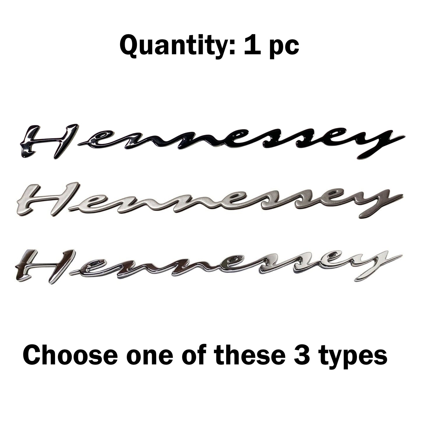 Metal Hennessey Badge Emblem Logo for Car Trunk