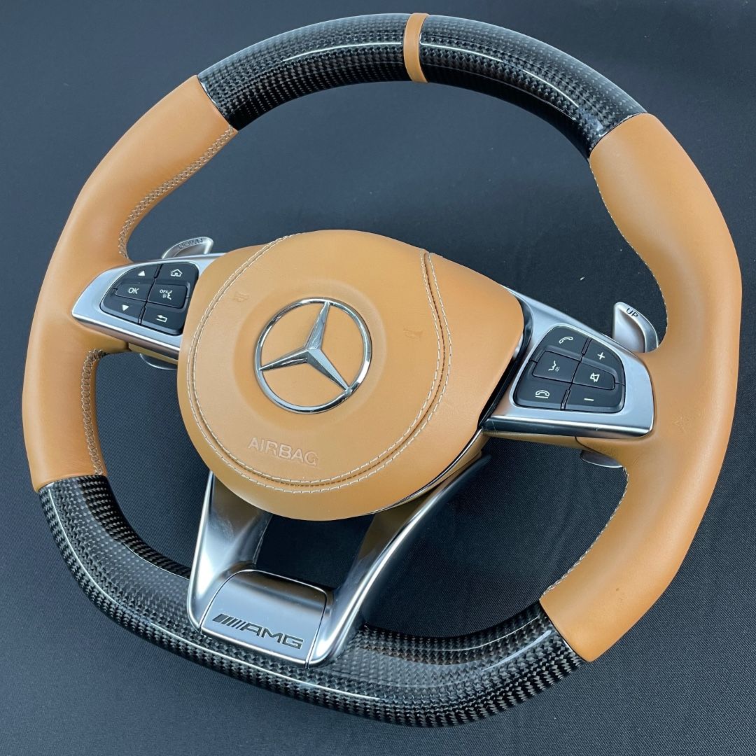 Carbon Fiber Steering Wheel for Mercedes-Benz C-Class E-Class G-Class W205 W213 W463