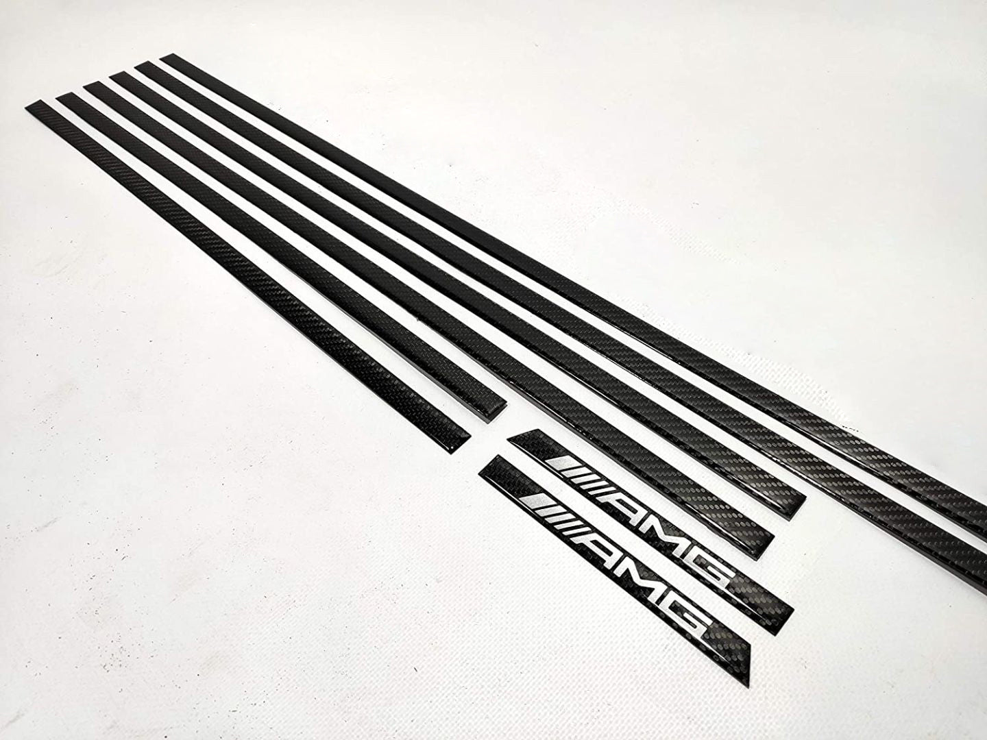 Carbon Fiber Side Moldings Insertions Set AMG Style for Mercedes-Benz W463 W461 W460 3 Door