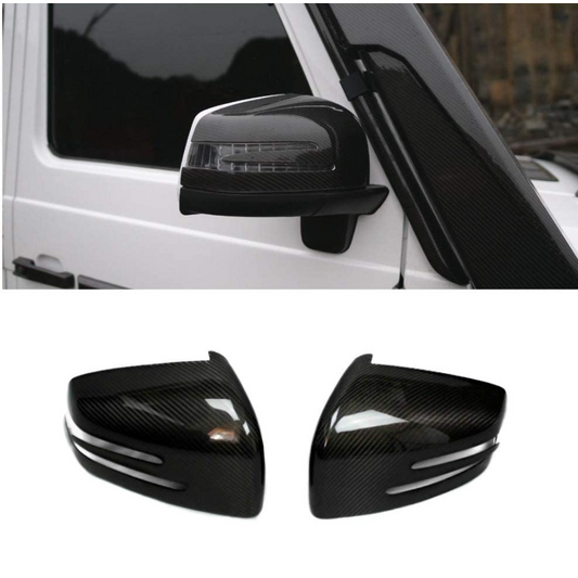 Mercedes-Benz G-Wagon W463 Carbon Fiber Side Mirror Covers