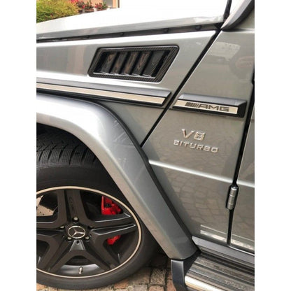 Mercedes-Benz G-Wagon W463 Front Fender Air-Intake Vents Carbon Fiber Grids