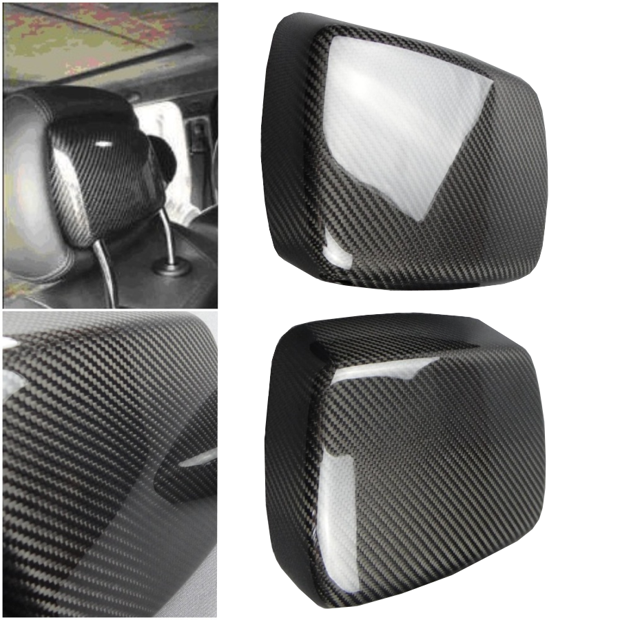 Mercedes-Benz W463 2013-2018 G-Wagon Carbon Fiber Front Seat Headrests Back Covers