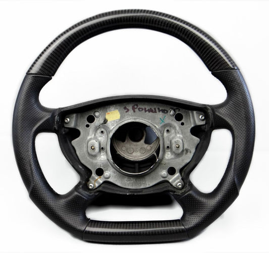 Mercedes-Benz G CLK E CLS Class W209 W211 W219 W463 Steering Wheel Carbon Leather