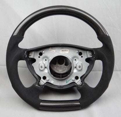 Mercedes-Benz G CLK E CLS Class W209 W211 W219 W463 Steering Wheel Carbon Alcantara