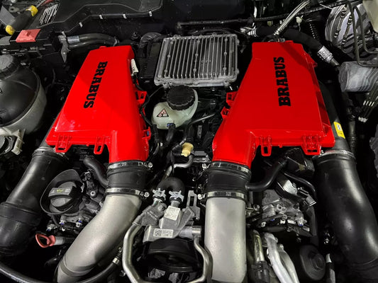 Mercedes-Benz G Wagon W463 G63 Brabus Style Engine Air Filter Red Housings Replacement