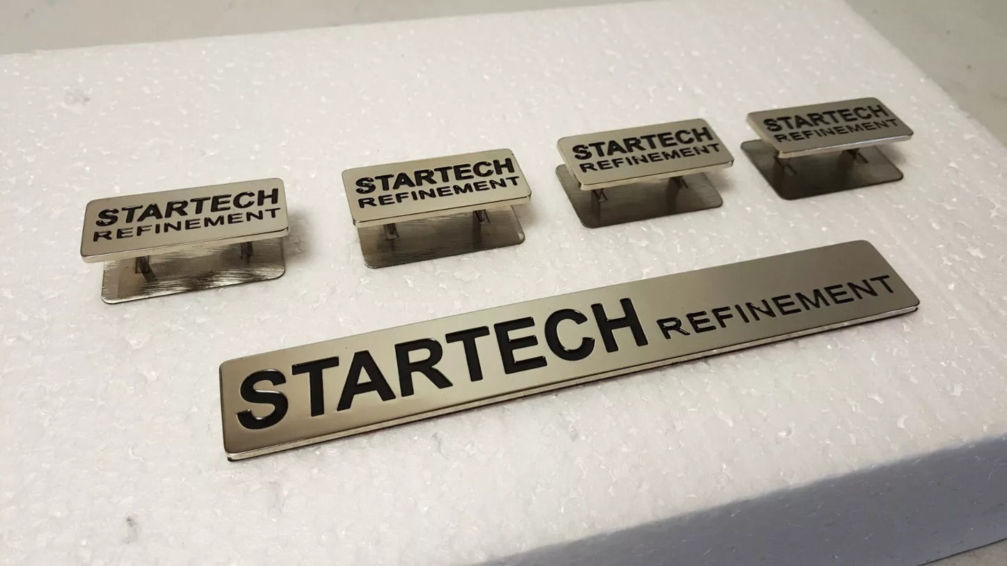 Startech style Interior Emblem Seat Badges Metal Logo for Range Rover Set 5 pcs