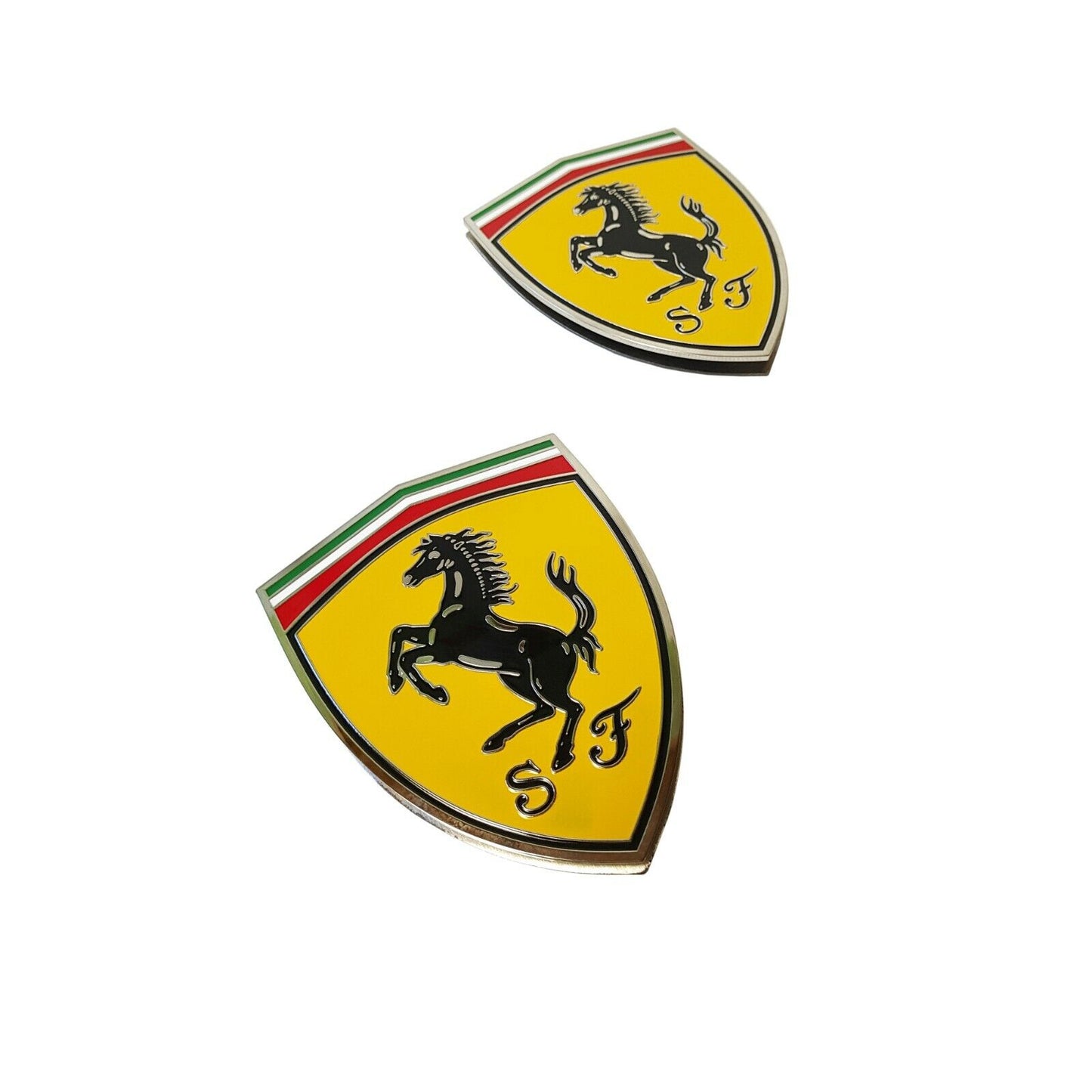 Ferrari Stainless Steel Emblems Floor Mat Logo Badges for Ferrari Car