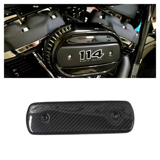 Carbon air intake filter cover insertion for Harley Davidson 2018+ motorcycle