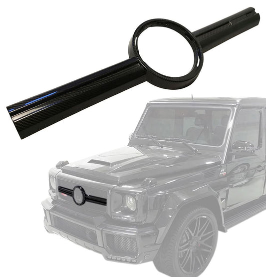 Mercedes-Benz G Wagon G-Class W463 G63 Brabus Style Carbon Fiber Front Grill Center Trim