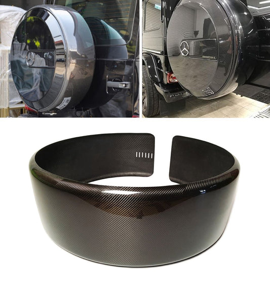 Mercedes-Benz W463 G Wagon 2007-2018 Rear Spare Tire Carbon Fiber Ring Cover